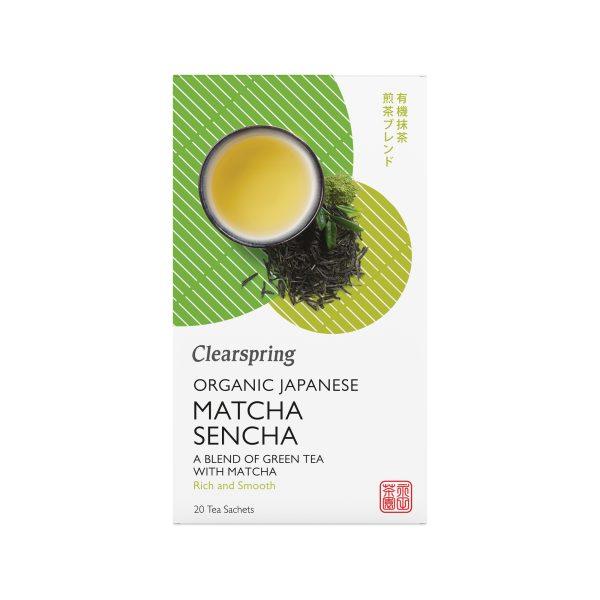 Clearspring Organic Japanese Matcha Sencha Green Teabags