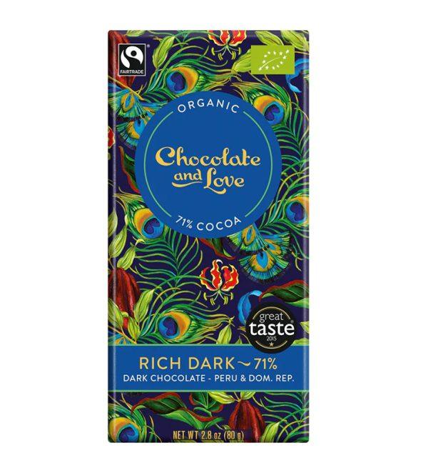 Chocolate & Love OrganicRich Dark 71% Dark Chocolate