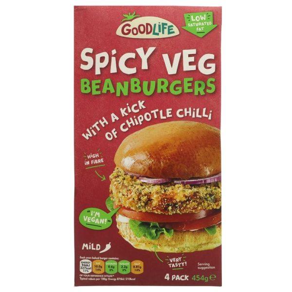 Goodlife Spicy Bean Burger
