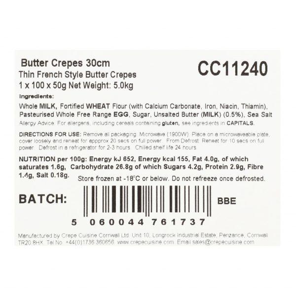 Crepe Cuisine Butter Crepes