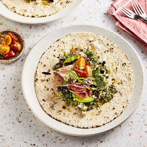 Chefs' Selections 10” Wheat Flour Tortilla Wraps