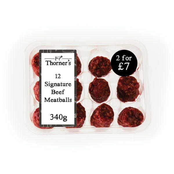 Signature Beef Meatballs 2 for £7