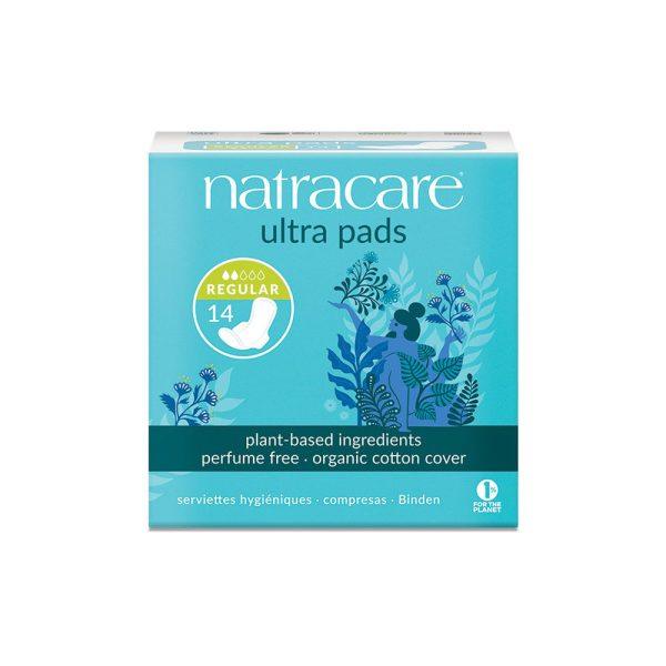 Natracare Ultra Pads Regular Wings