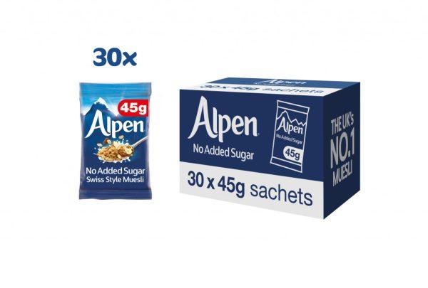 Alpen No Added Sugar Sachets