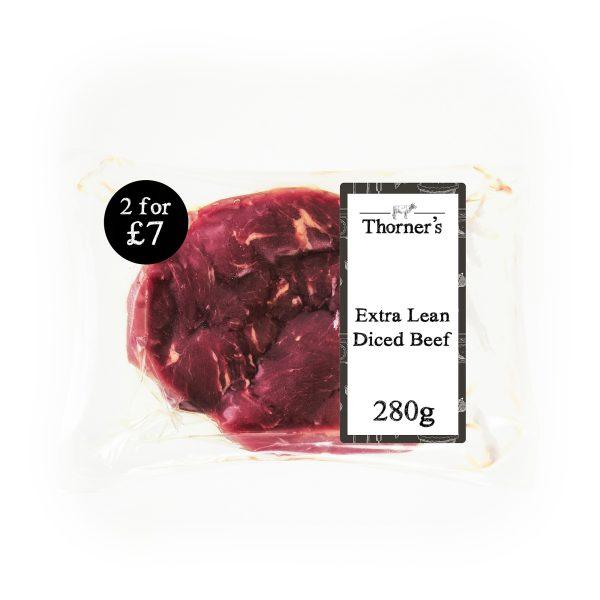 XL Diced Beef 2 for £7