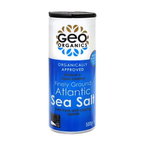 Geo Organics Atlantic Sea Salt Shaker Finely Ground