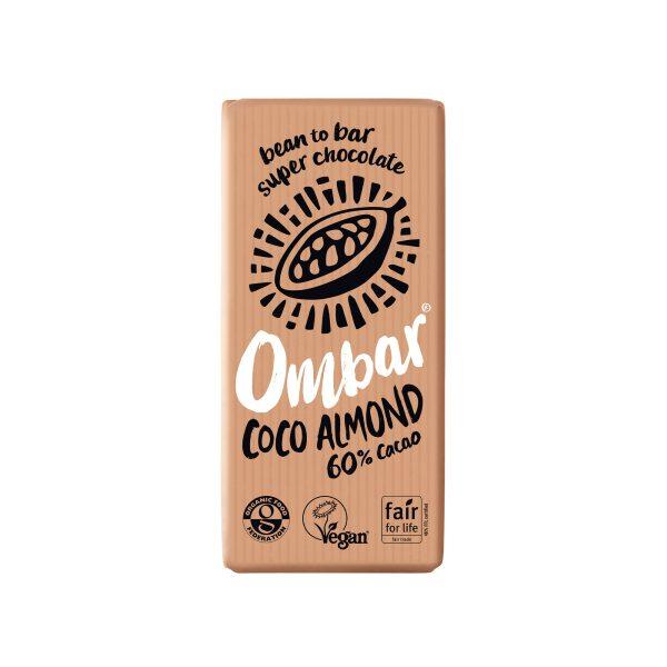 Ombar Organic Coco Almond Raw Chocolate