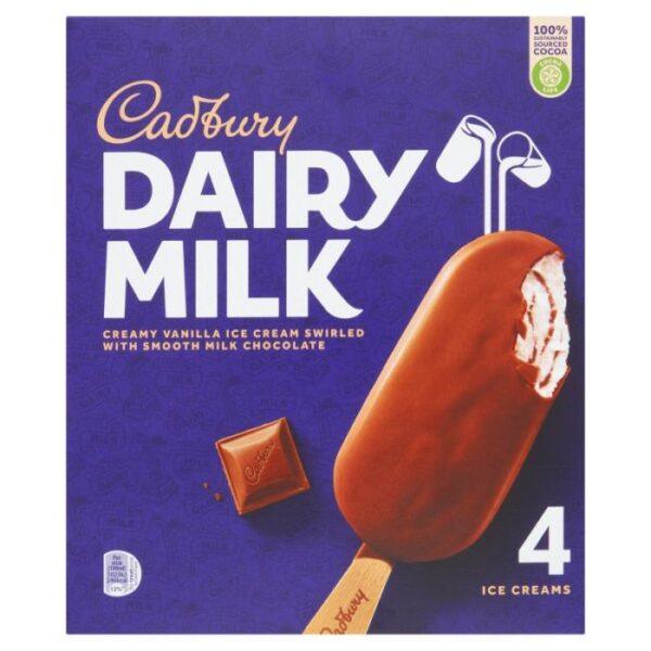 4 Dairy Milk Sticks