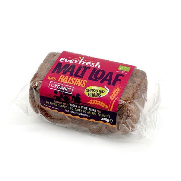 Everfresh Organic Malt Loaf with Raisins