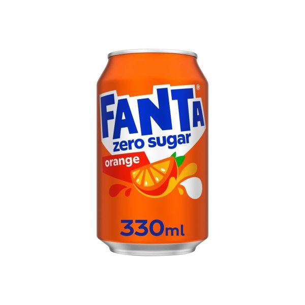 Fanta Orange Zero Can