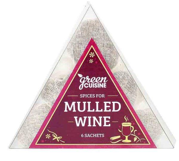 Green Cuisine Mulled Wine Pouchettes in Triangle Box