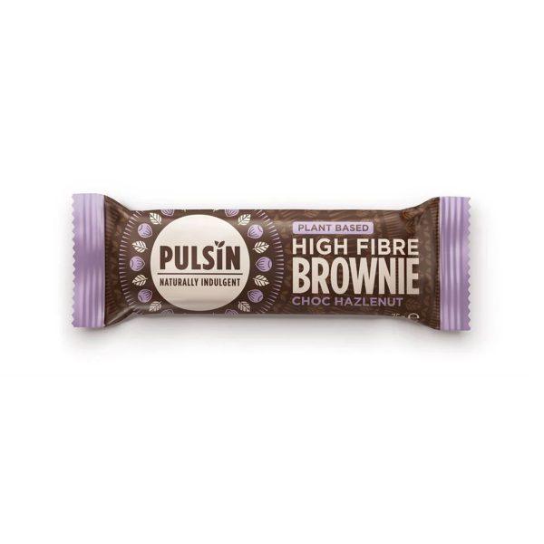 Pulsin Choc Hazlenut and Peanut Brownie