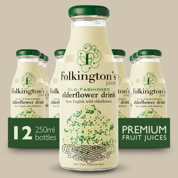Folkingtons Elderflower Drink Bottle