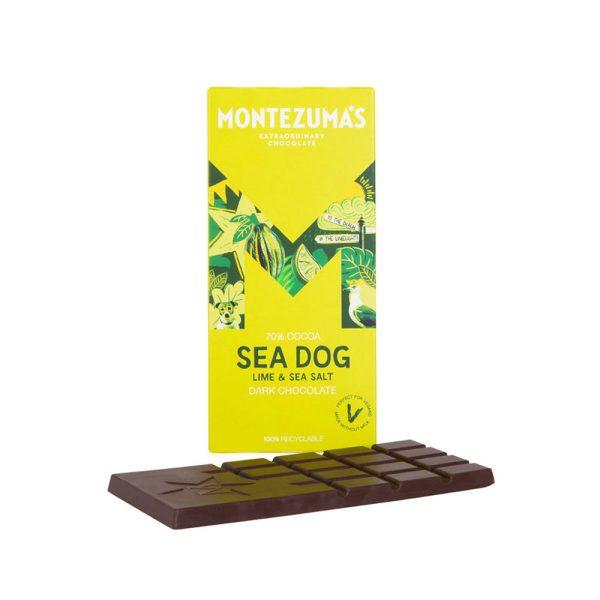 Montezumas Sea Dog Dark with Lime and Sea Salt