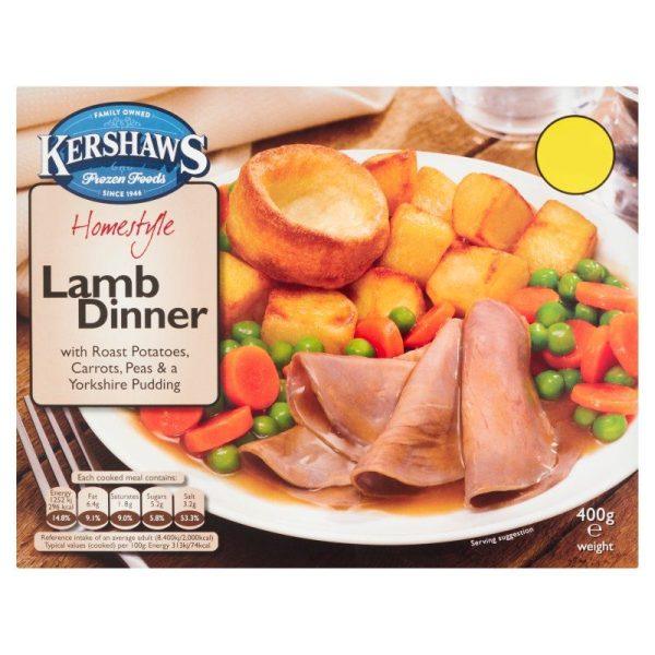 Kershaws Lamb Dinner Price Marked £2.75