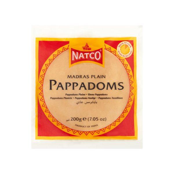 Natco Plain Poppadoms