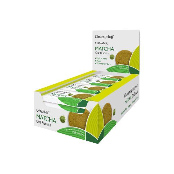 Clearspring Organic Matcha Oat Biscuits