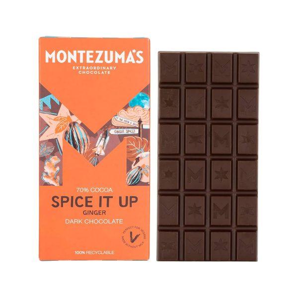 Montezuma Spice It Up Dark chocolate with Ginger