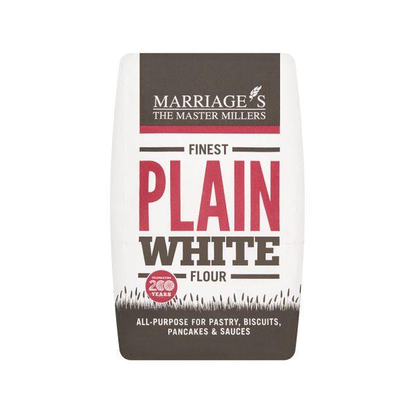 Marriages Plain White Flour