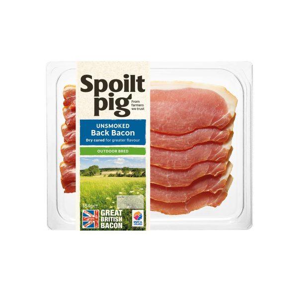 Spoilt Pig Dry Cure Unsmoked Back Bacon