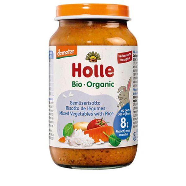Holle Organic Jar Mixed Vegetables with Rice from 8 months