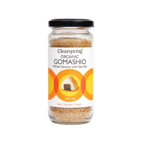 Clearspring Organic Gomashio Whole Sesame with Sea Salt