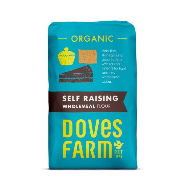 Doves Organic 100% Self Raising Wholemeal Flour