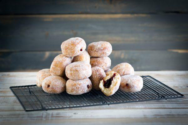 Sugar Ball Jam Doughnuts