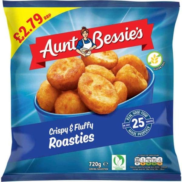 Aunt Bessie Roast Potatoes Price Marked £2.79