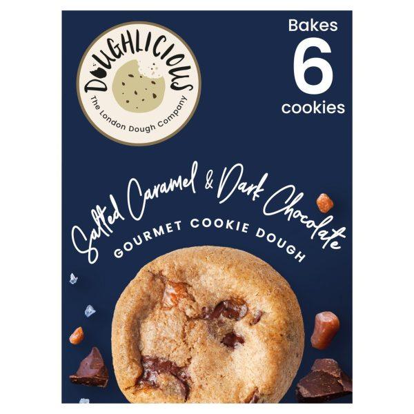 Doughlicious Salted Caramel & Dark Choc Cookie Dough