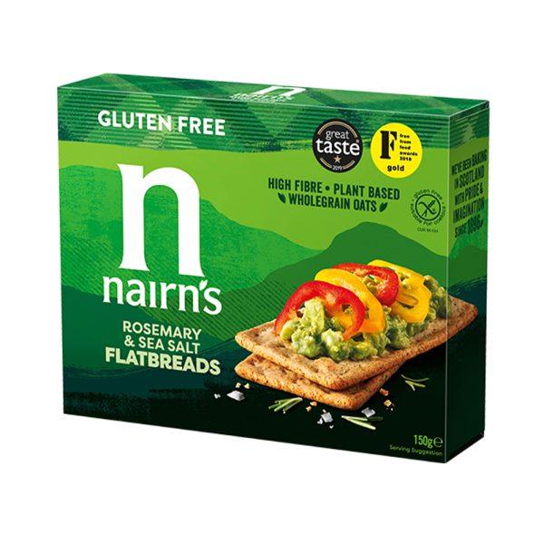 Nairns Gluten Free Rosemary and Sea Salt Flatbread