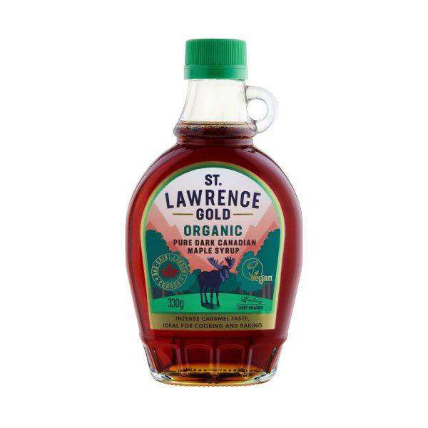 St Lawrence Gold Pure Organic Canadian Dark Maple Syrup