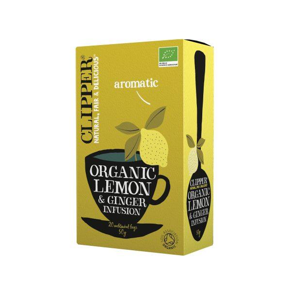 Clipper Organic Lemon & Ginger Teabags