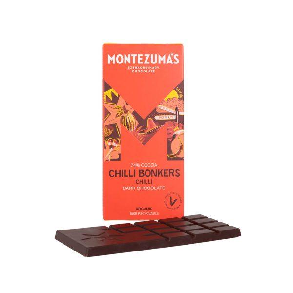 Montezumas Chilli Bonkers Organic Dark with Chilli