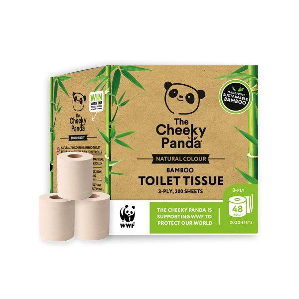 Cheeky Panda Naturally Coloured Bamboo Toilet Tissue