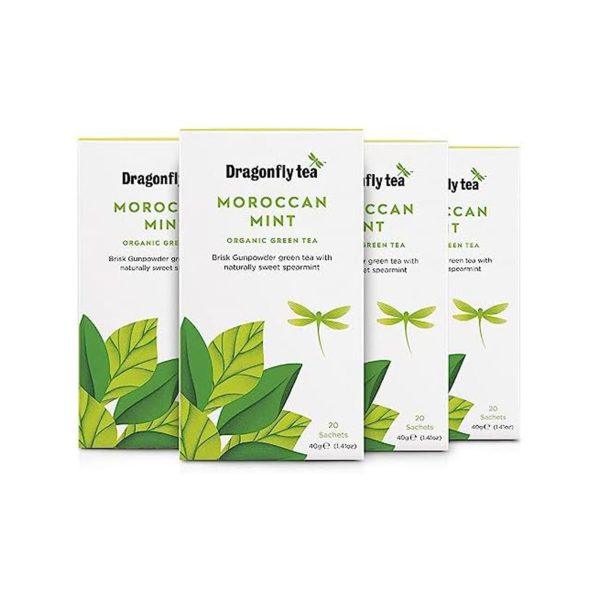 Dragonfly Organic Moroccan Mint Green Teabags