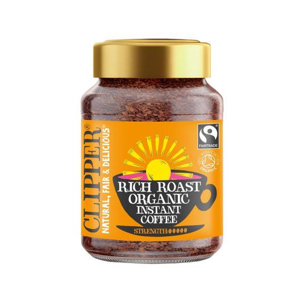 Clipper Organic Fairtrade Rich Roast Instant Coffee