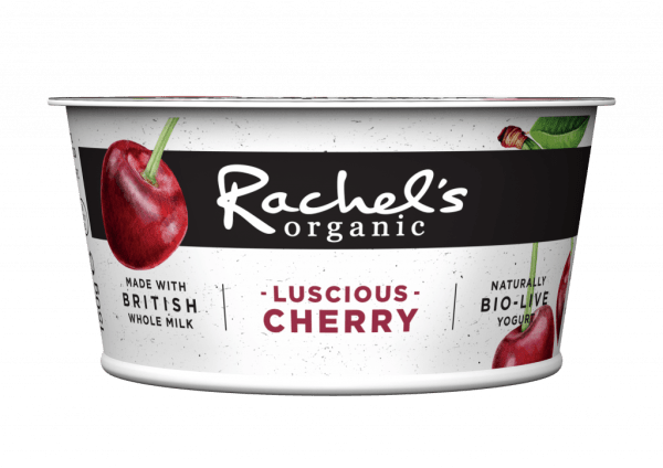 Rachels Organic Lucious  Bio-live Cherry Yogurt