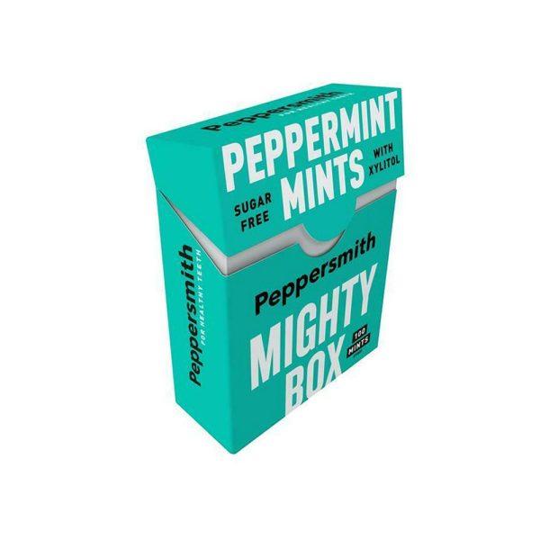 Peppersmith Xylitol Peppermint Mints Mighty Box