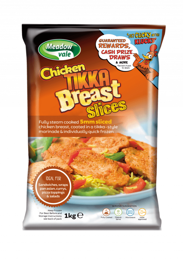 Meadowvale 5mm Sliced Chicken Tikka