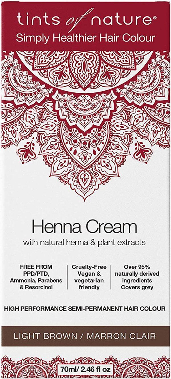 Tints of Nature Light Brown Henna Cream Hair Dye