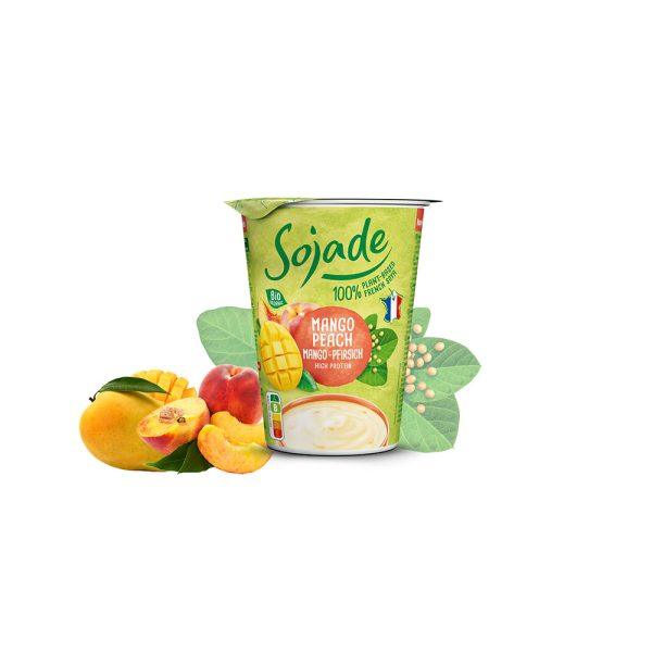 Sojade Organic Mango and Peach Soya Yogurt