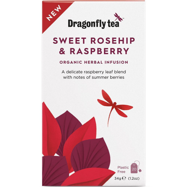 Dragonfly Organic Sweet Rosehip and Raspberry