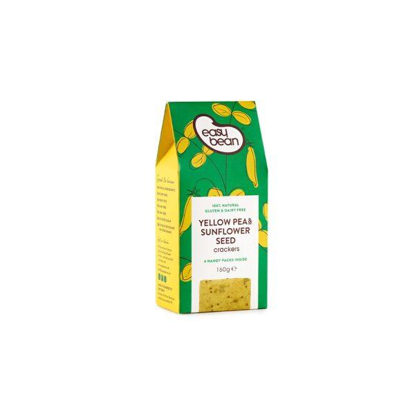 Easy Bean Yellow Pea and Sunflower Seed Cracker