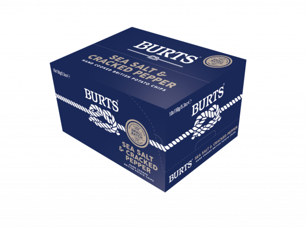 Burts Sea Salt and Crushed Peppercorns Crisps
