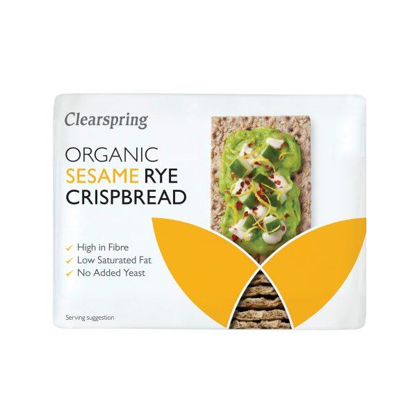 Clearspring Organic Sesame Rye Crispbread