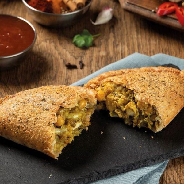 Proper Cornish Chicken Bhaji Pasty