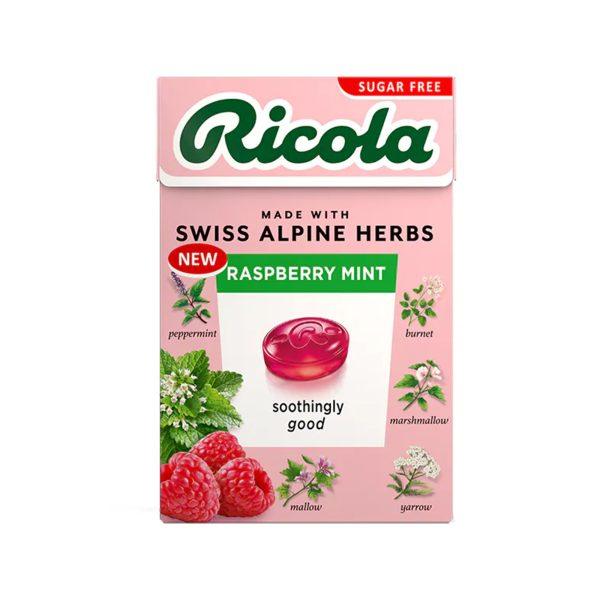 Ricola Sugar Free Raspberry Mint Box