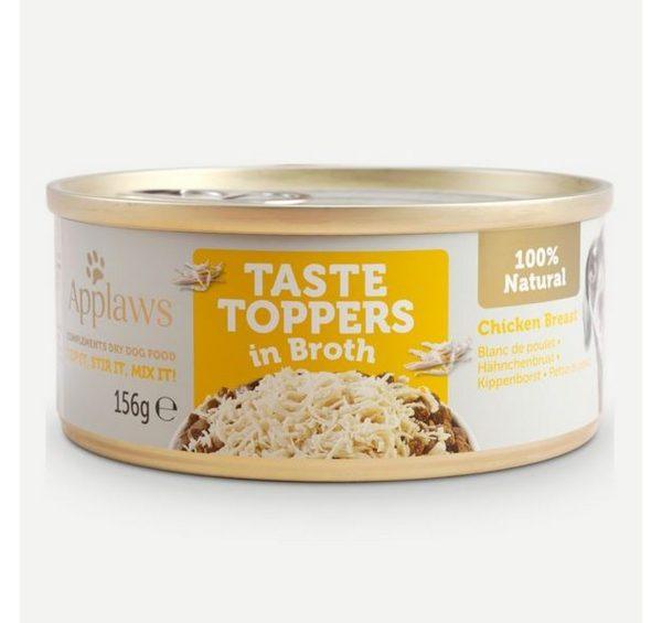 Applaws Taste Toppers Nat Wet Dog Food Chicken in Broth Tin