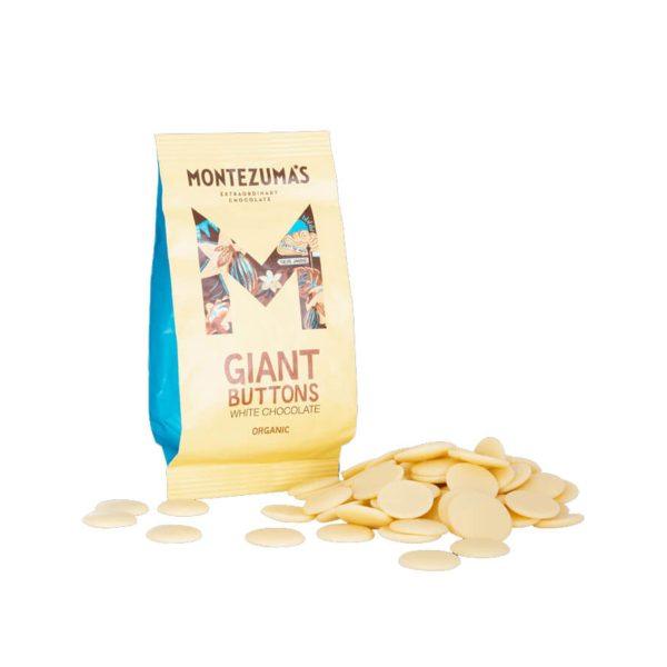 Montezumas Organic White Giant Buttons